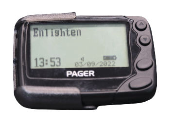 Wireless Alphanumeric POCSAG Pager for Hospital and Care Home Staff Alerting
